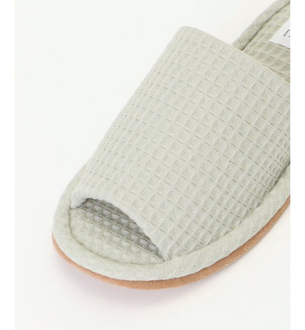 TOKYO DESIGN CHANNEL「YORI 外縫いワッフルスリッパ L」|ルームシューズ|