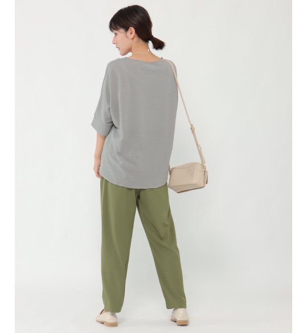 ikka「ウエストドロストテーパードパンツ」|その他|