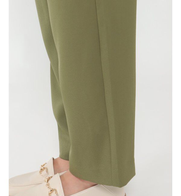 ikka「ウエストドロストテーパードパンツ」|その他|