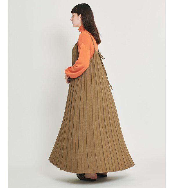 IKKA LOUNGE「&radic;M ルートエム プリーツワンピース」|ワンピース|