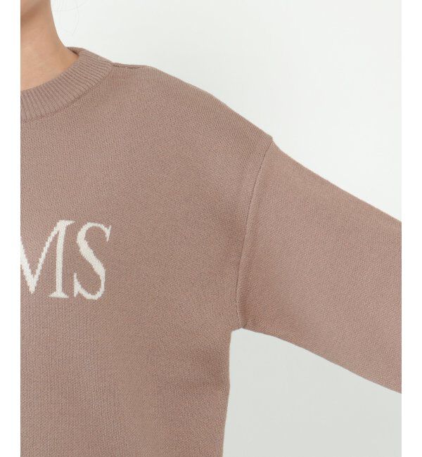 ikka「ジャガードロゴニットプルオーバー」|プルオーバー|