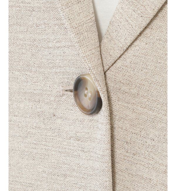 ikka「麻調合繊ゆるジャケット」|その他|
