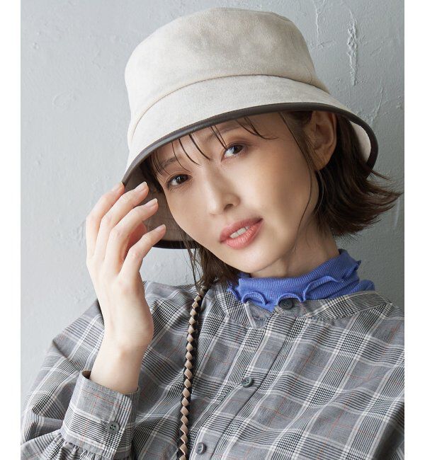 ikka「エコスエードパイピングハット」|その他|