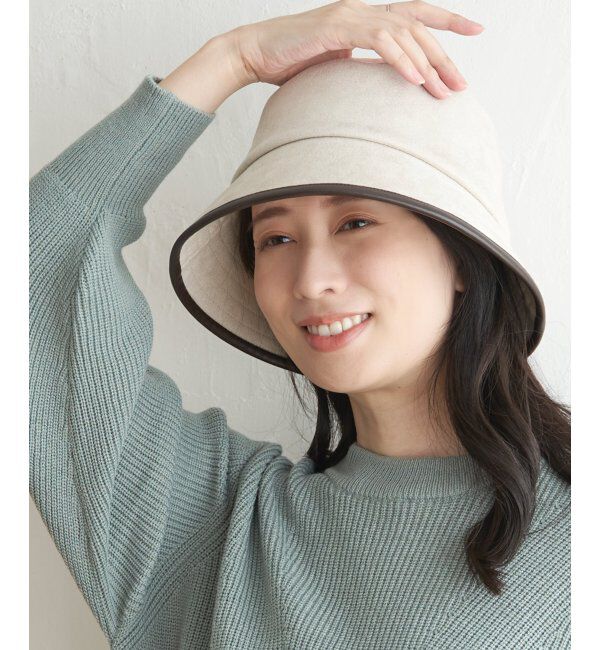 ikka「エコスエードパイピングハット」|その他|