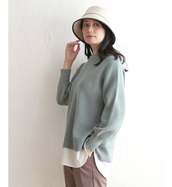 ikka「エコスエードパイピングハット」|その他|