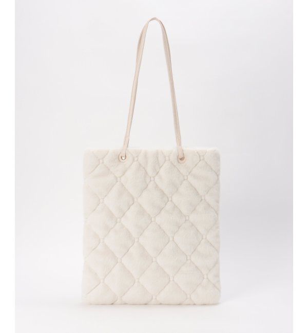 ikka「エコファーキルトマチなしトートバッグ」|その他|