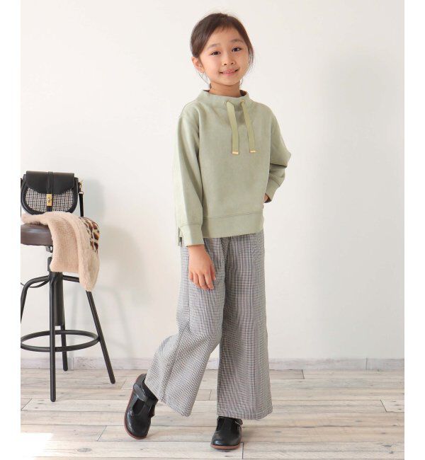 ikka kids「【親子おそろい】カットスウェードスピンドルプルオーバー（120~160cm）」|Tシャツ・カットソー|