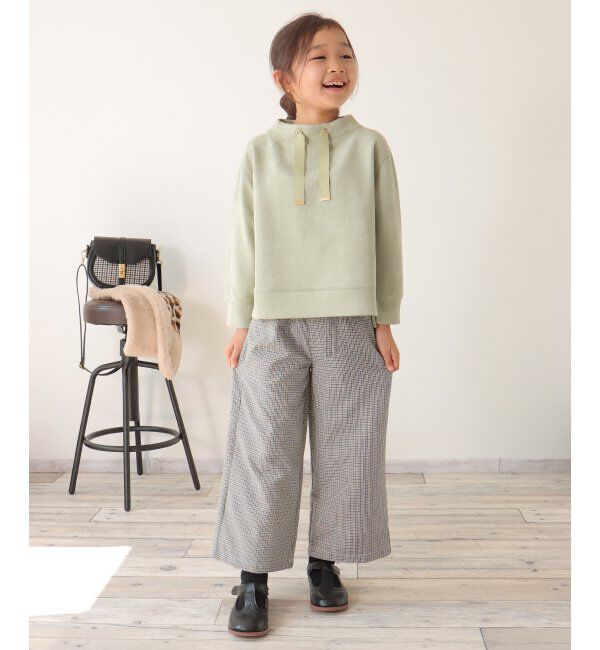 ikka kids「【親子おそろい】カットスウェードスピンドルプルオーバー（120~160cm）」|Tシャツ・カットソー|