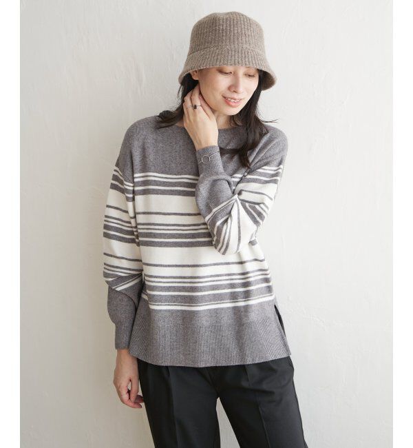 ikka「リブニットサーモバケットハット」|その他|