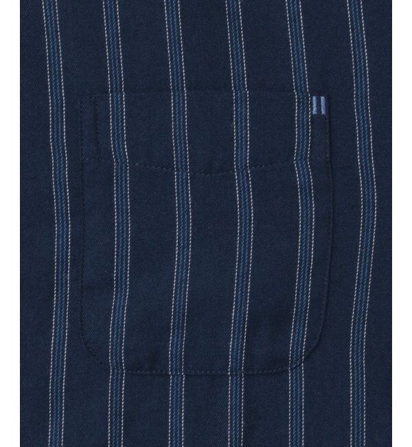 ikka「イージーケアフランネルバンドカラーシャツ」|シャツ・ブラウス|