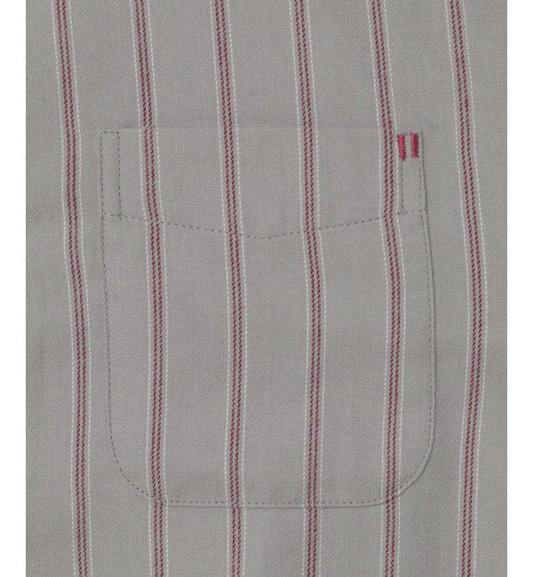 ikka「イージーケアフランネルバンドカラーシャツ」|シャツ・ブラウス|