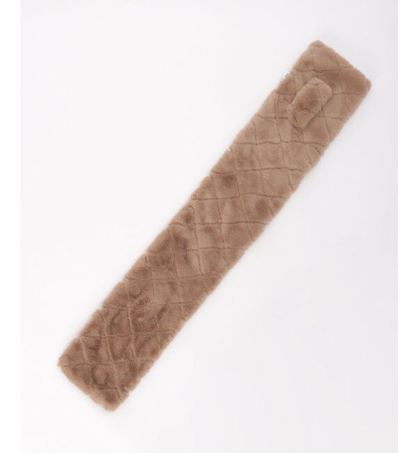 ikka「エコファーキルト差し込みマフラー」|マフラー|