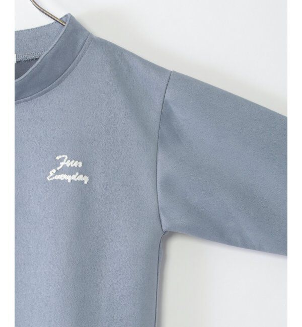 ikka kids「【抗菌防臭／吸水速乾】フェイクスエードルーイカラートレーナー（120~160cm）【親子おそろい】」|Tシャツ・カットソー|