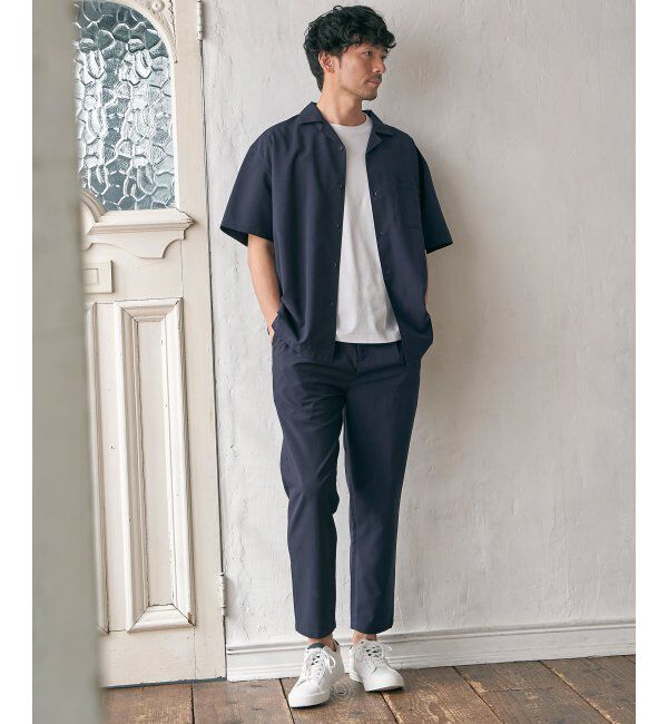 ikka「ライトダンボールダブルフェイスTシャツ」|Tシャツ・カットソー|