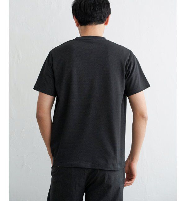 ikka「ライトダンボールダブルフェイスTシャツ」|Tシャツ・カットソー|