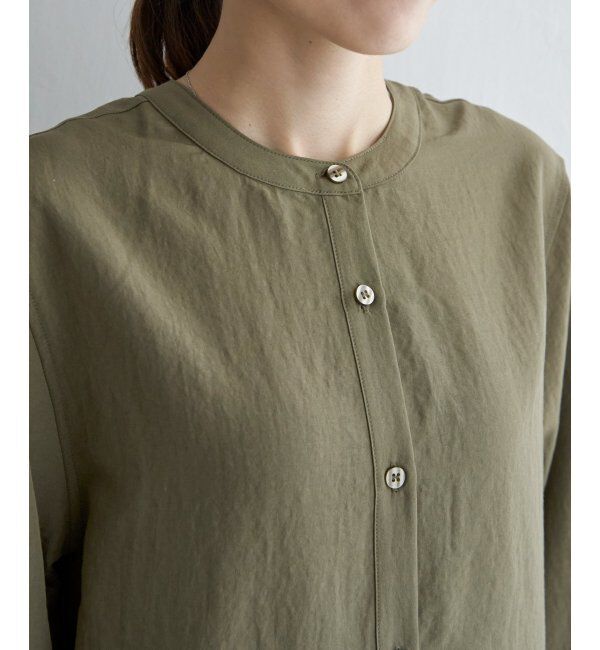 ikka「前後2WAYバンドカラーシャツ」|シャツ・ブラウス|