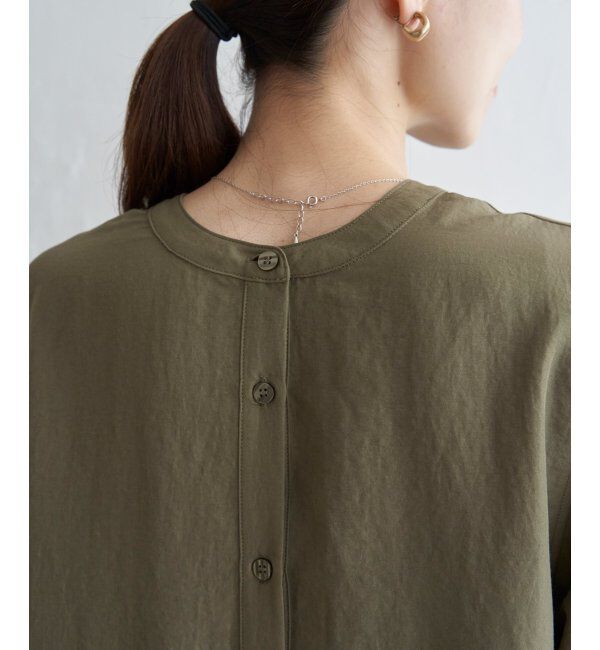 ikka「前後2WAYバンドカラーシャツ」|シャツ・ブラウス|