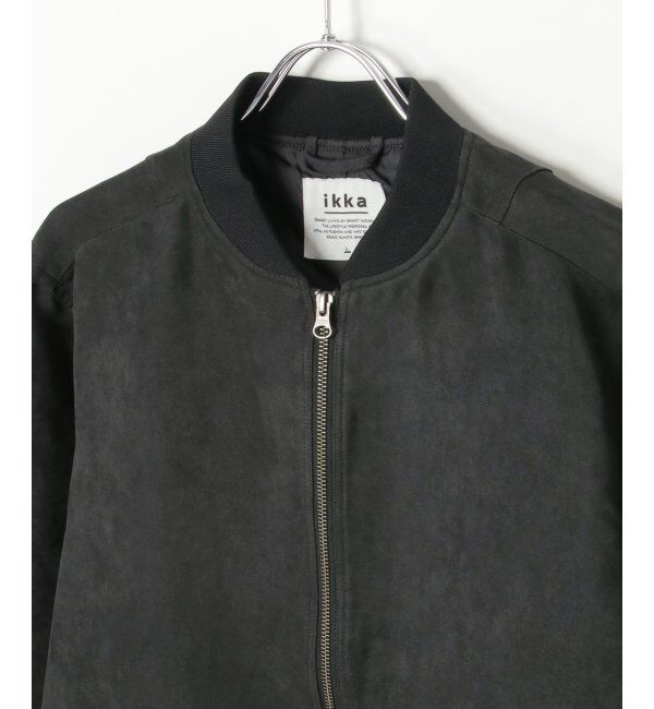 ikka「フェイクスウェードブルゾン」|ブルゾン・スタジャン|