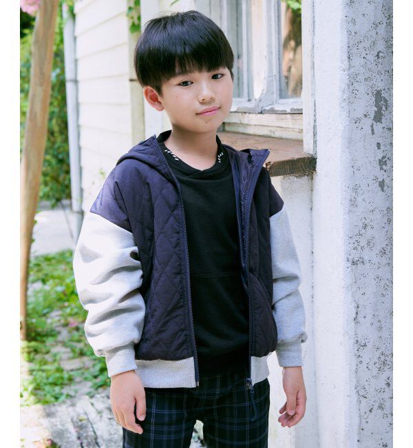 ikka kids「【親子おそろい】コンビブロックスパーカー（110~160cm）」|その他|