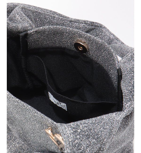 ikka「ブローチ付きラメミニトートバッグ」|その他|