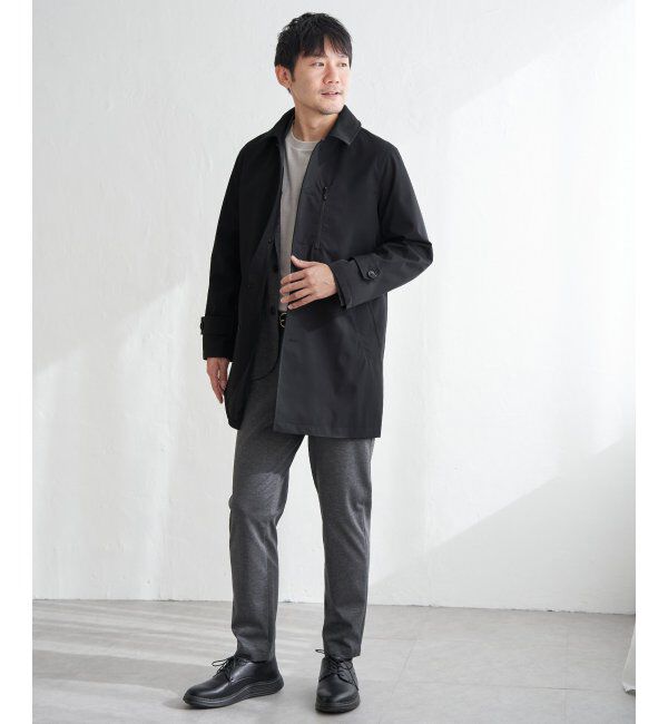 IKKA LOUNGE「【雑誌MonoMax4月号掲載】撥水ピケフードステンカラーコート」|その他|