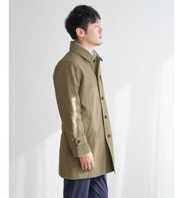 IKKA LOUNGE「【雑誌MonoMax4月号掲載】撥水ピケフードステンカラーコート」|その他|