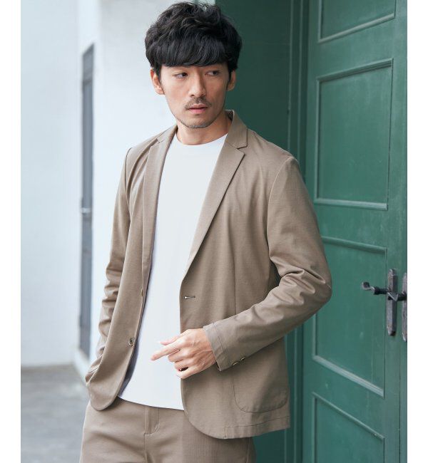 IKKA LOUNGE「GOKU楽ワークポンチジャケット」|テーラードジャケット|