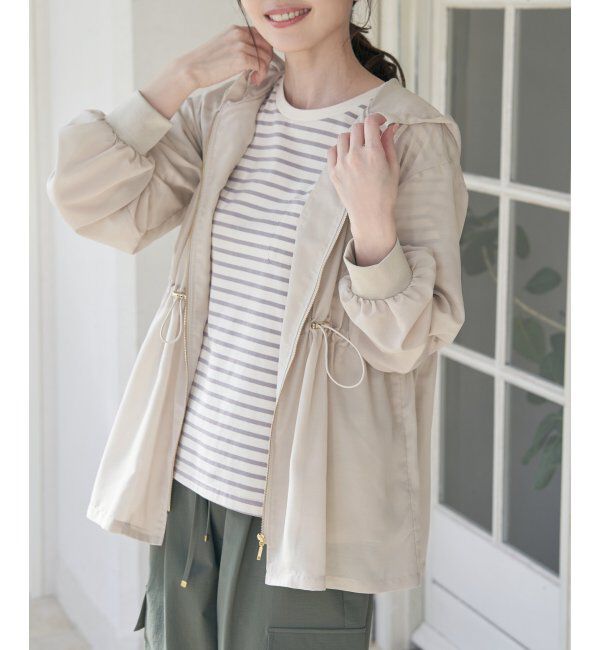 ikka「シアーマウンテンパーカー」|ブルゾン・スタジャン|