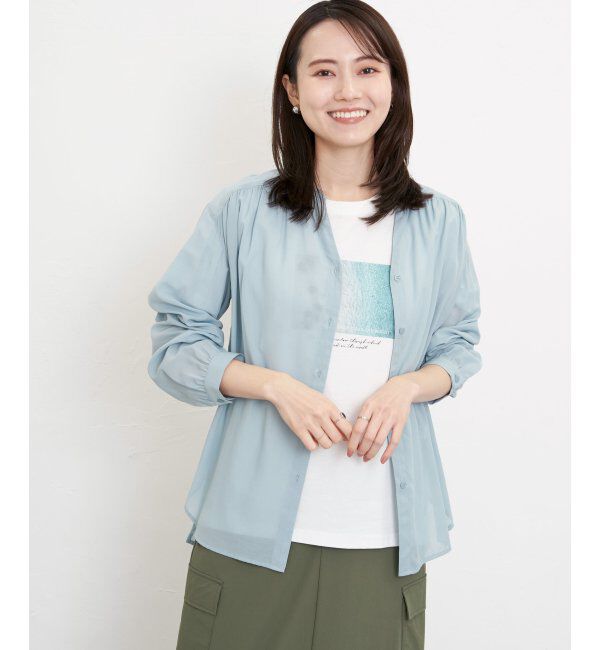 ikka「【雑誌InRed5月号掲載】ロゴフォトプリントTシャツ」|Tシャツ・カットソー|