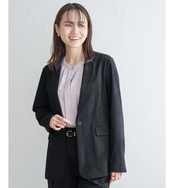 IKKA LOUNGE「【セットアップ対応】GOKU楽ワークテーラージャケット」|その他|ネイビーブルー