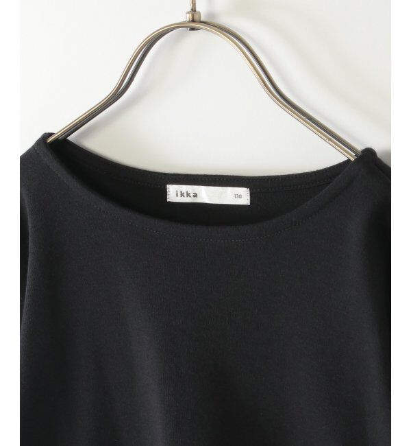 ikka kids「【親子おそろい】7分袖キカレース切り替えTシャツ」|Tシャツ・カットソー|