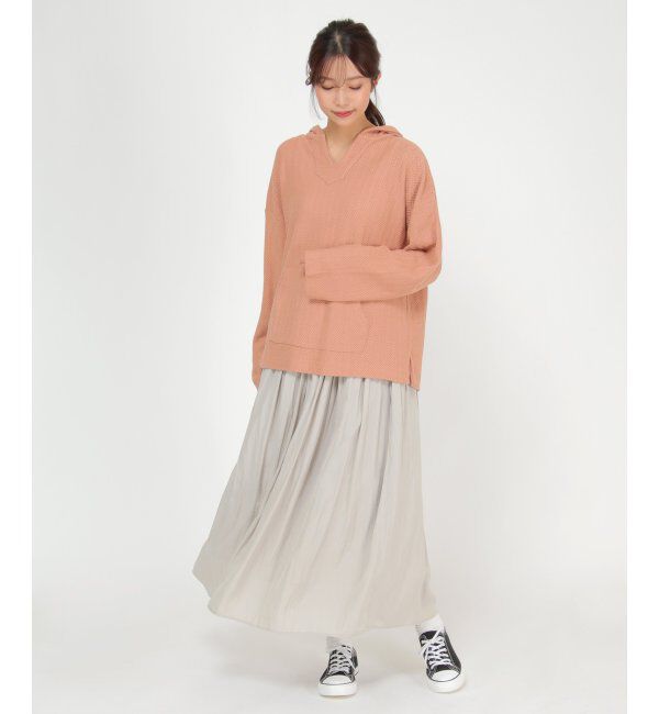 Lbc with Life「サテンギャザースカート」|スカート|