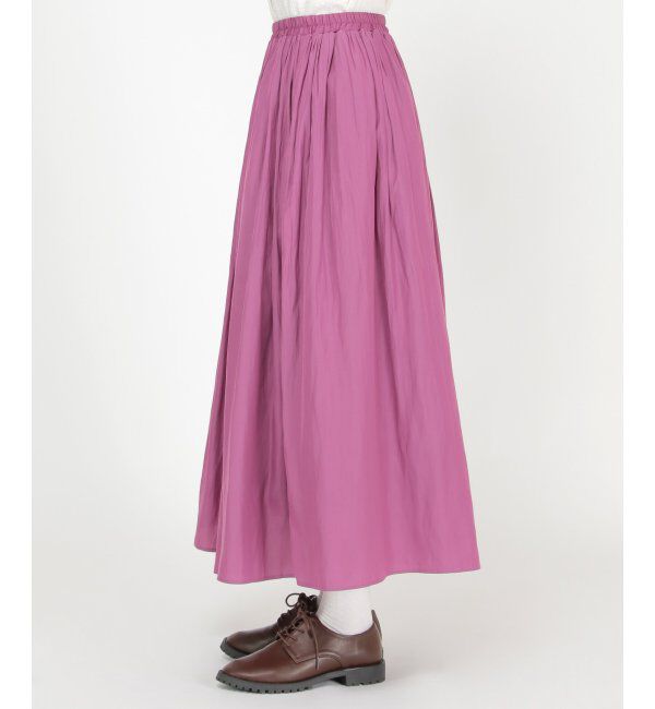 Lbc with Life「サテンギャザースカート」|スカート|