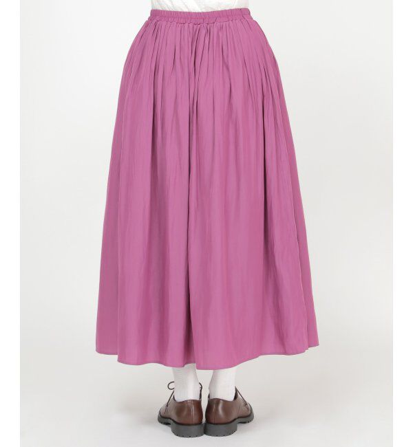 Lbc with Life「サテンギャザースカート」|スカート|