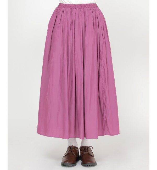 Lbc with Life「サテンギャザースカート」|スカート|