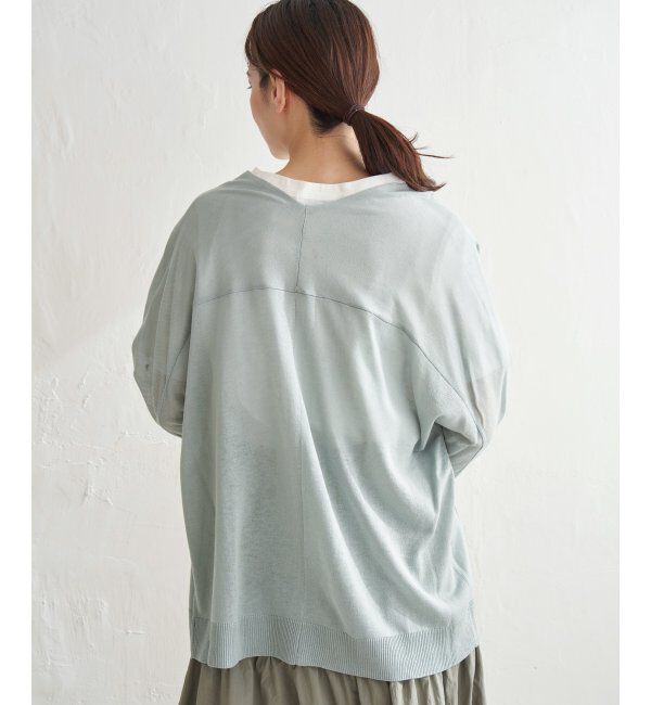 Lbc with Life「リネンライクトッパーカーディガン」|カーディガン|