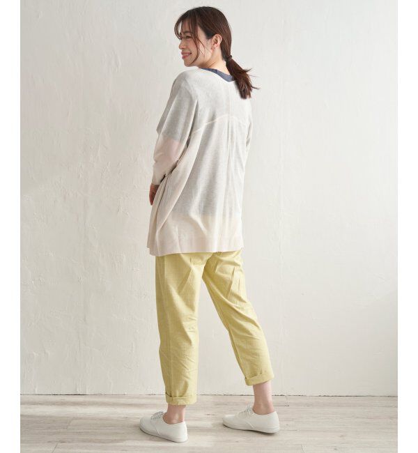 Lbc with Life「リネンライクトッパーカーディガン」|カーディガン|