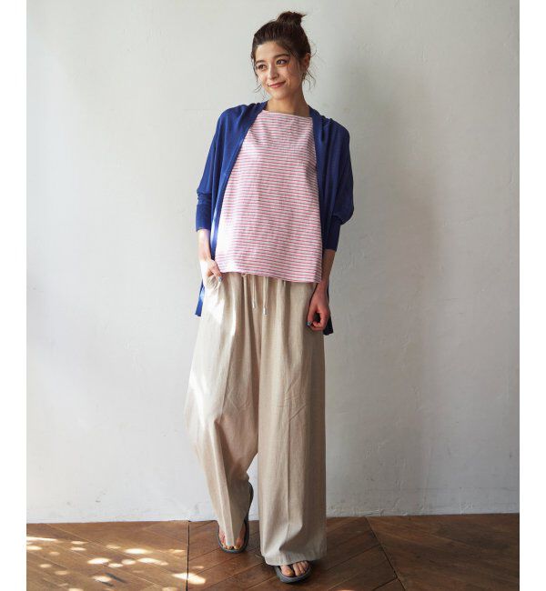 Lbc with Life「リネンライクトッパーカーディガン」|カーディガン|