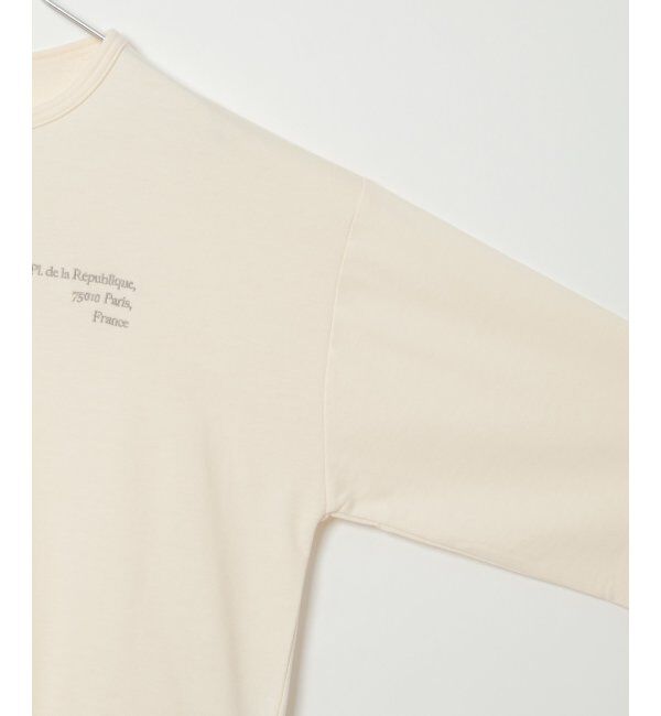 Lbc with Life「刺繍ミニ裏毛8分袖プルオーバー」|その他|