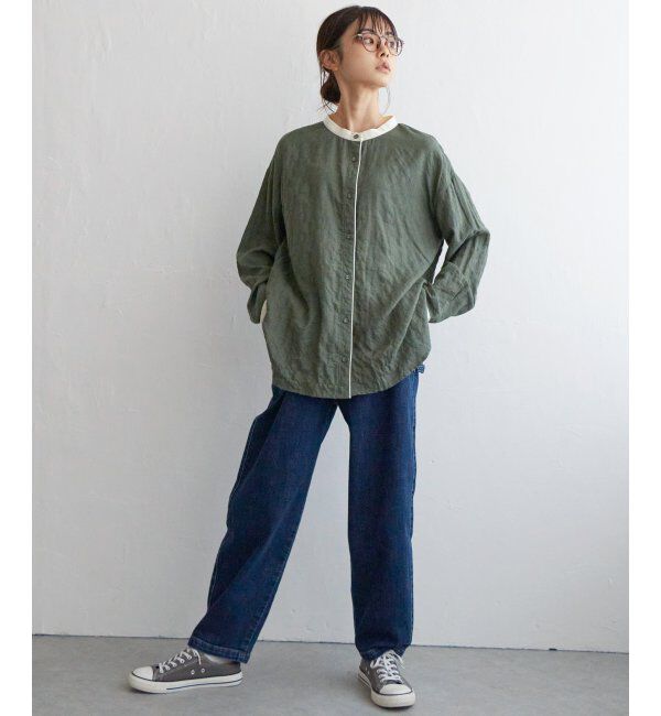 Lbc with Life「クレリックパイピングシャツ」|シャツ・ブラウス|