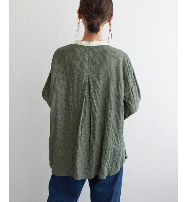 Lbc with Life「クレリックパイピングシャツ」|シャツ・ブラウス|