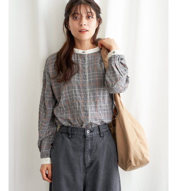 Lbc with Life「クレリックパイピングシャツ」|シャツ・ブラウス|