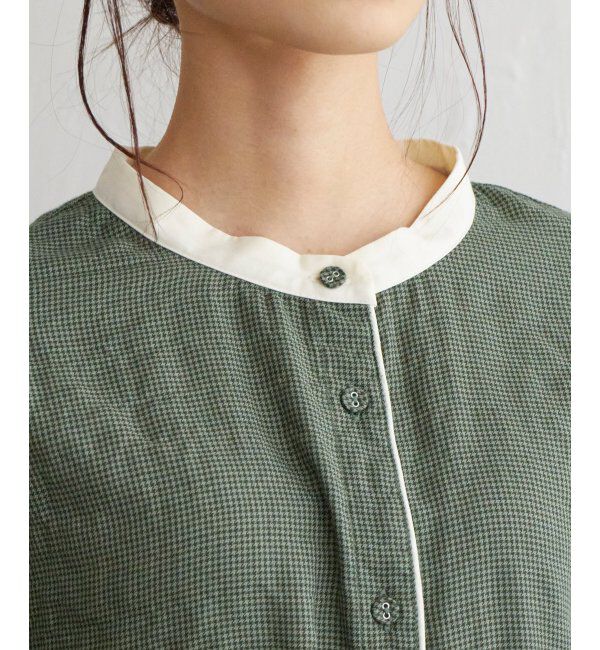 Lbc with Life「クレリックパイピングシャツ」|シャツ・ブラウス|