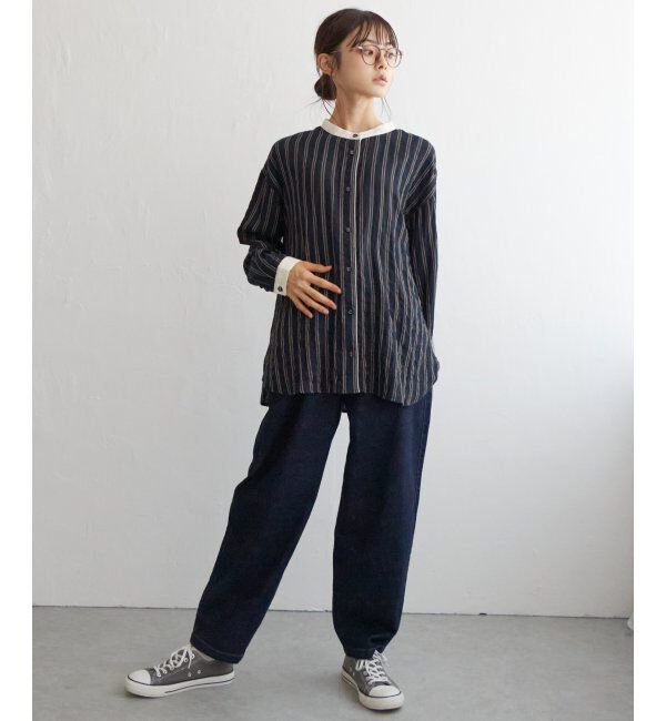 Lbc with Life「クレリックパイピングシャツ」|シャツ・ブラウス|