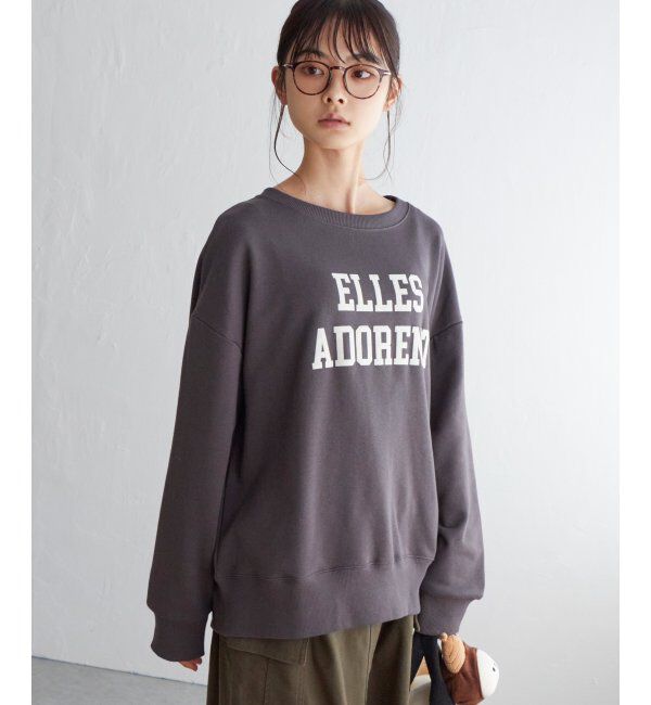 Lbc with Life「フロッキーロゴ裏毛プルオーバー」|その他|チャコール