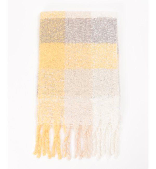 Lbc with Life「カラーブロックストール」|マフラー|