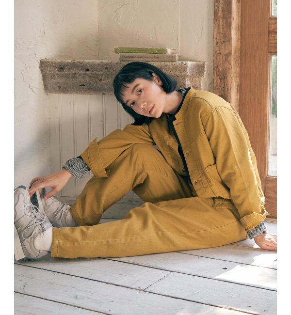 Lbc with Life「ＬＢＣデニムノーカラージャケット」|ブルゾン・スタジャン|