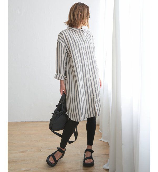 Lbc with Life「リネン混3WAYワンピース」|ワンピース|