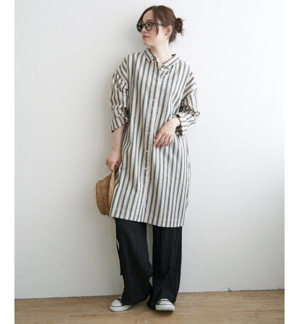 Lbc with Life「リネン混3WAYワンピース」|ワンピース|