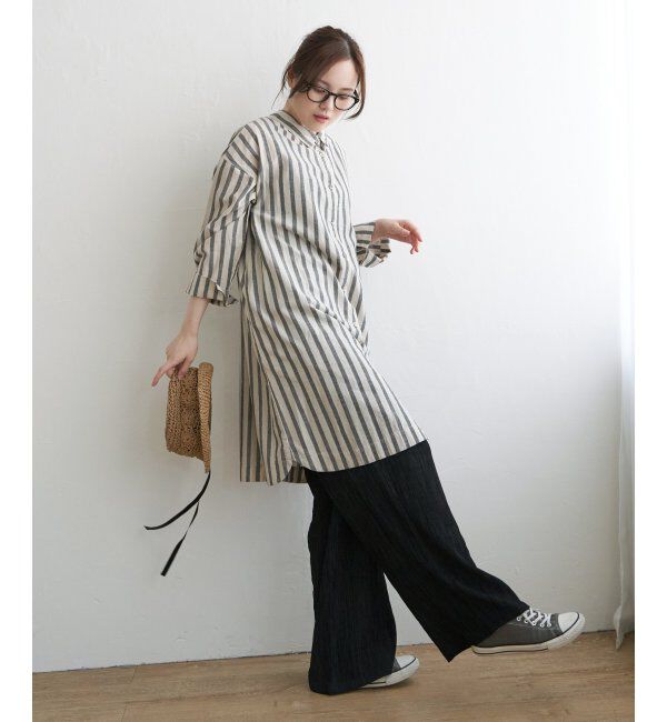 Lbc with Life「リネン混3WAYワンピース」|ワンピース|